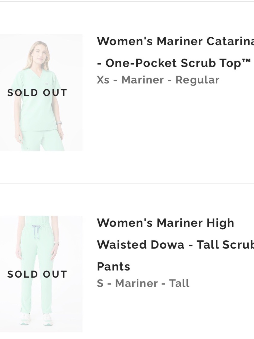 Women's High Waisted Dowa Tall Scrub Pants - Mariner